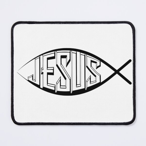 Item preview, Ichthys Praise Jesus Fish Ichthus Church Peace Holy Spirit designed and sold by Minnesnowta.