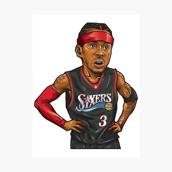 Allen Iverson Stepover  Allen iverson wallpapers, Allen iverson, Nba  artwork