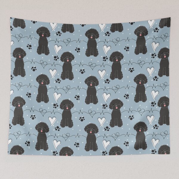 Item preview, LOVE Black Toy Poodle designed and sold by Lulupainting.