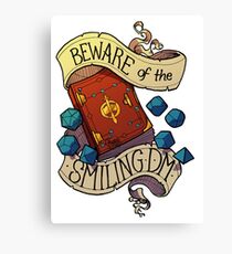 Beware of the Smiling Dungeon Master Canvas Print
