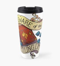 Beware of the Smiling Dungeon Master Travel Mug