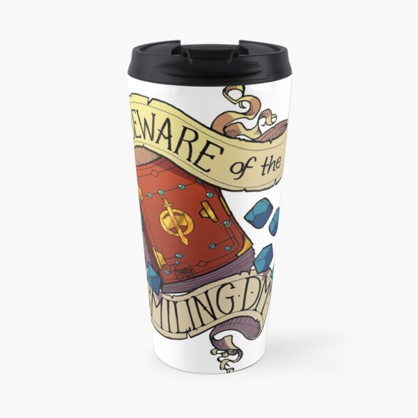 Beware of the Smiling Dungeon Master Travel Mug