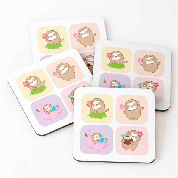 Item preview, Cute Summer Vacation Sloth  designed and sold by theslothinme.
