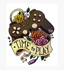 Time to play Photographic Print