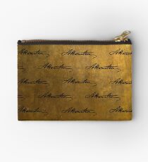 Hamilton Repeating Pattern Zipper Pouch