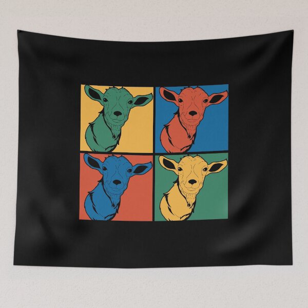 Item preview,  Farm Animal Farmer Farming Pop Art Goat designed and sold by bestshirtdesign.