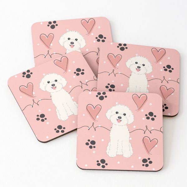 Item preview, LOVE White Toy Poodle designed and sold by Lulupainting.