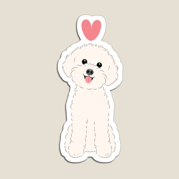 Item preview, LOVE White Toy Poodle designed and sold by Lulupainting.