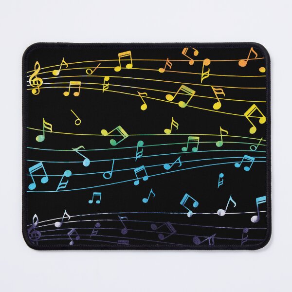 Item preview, Tie Dye Rainbow Music Notes On A Staff designed and sold by Primroaddesigns.