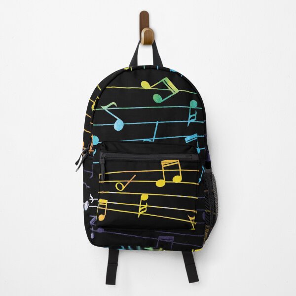 Item preview, Tie Dye Rainbow Music Notes On A Staff designed and sold by Primroaddesigns.