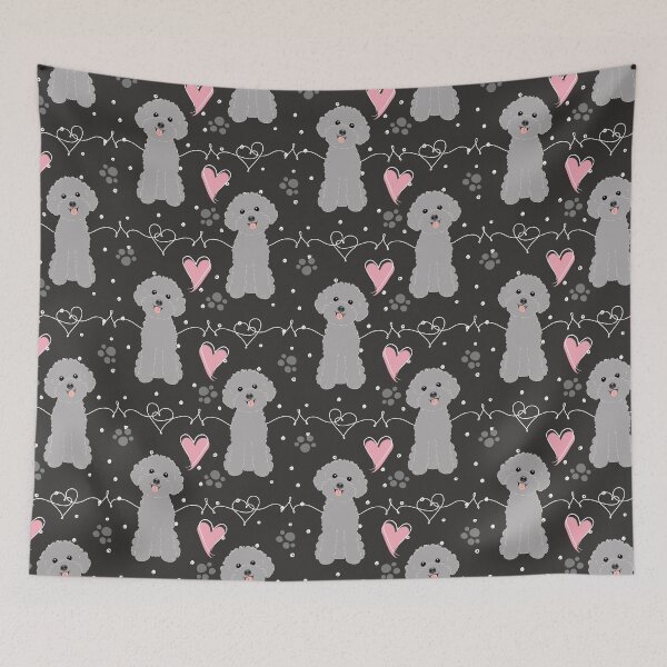 Item preview, LOVE Silver Toy Poodle designed and sold by Lulupainting.