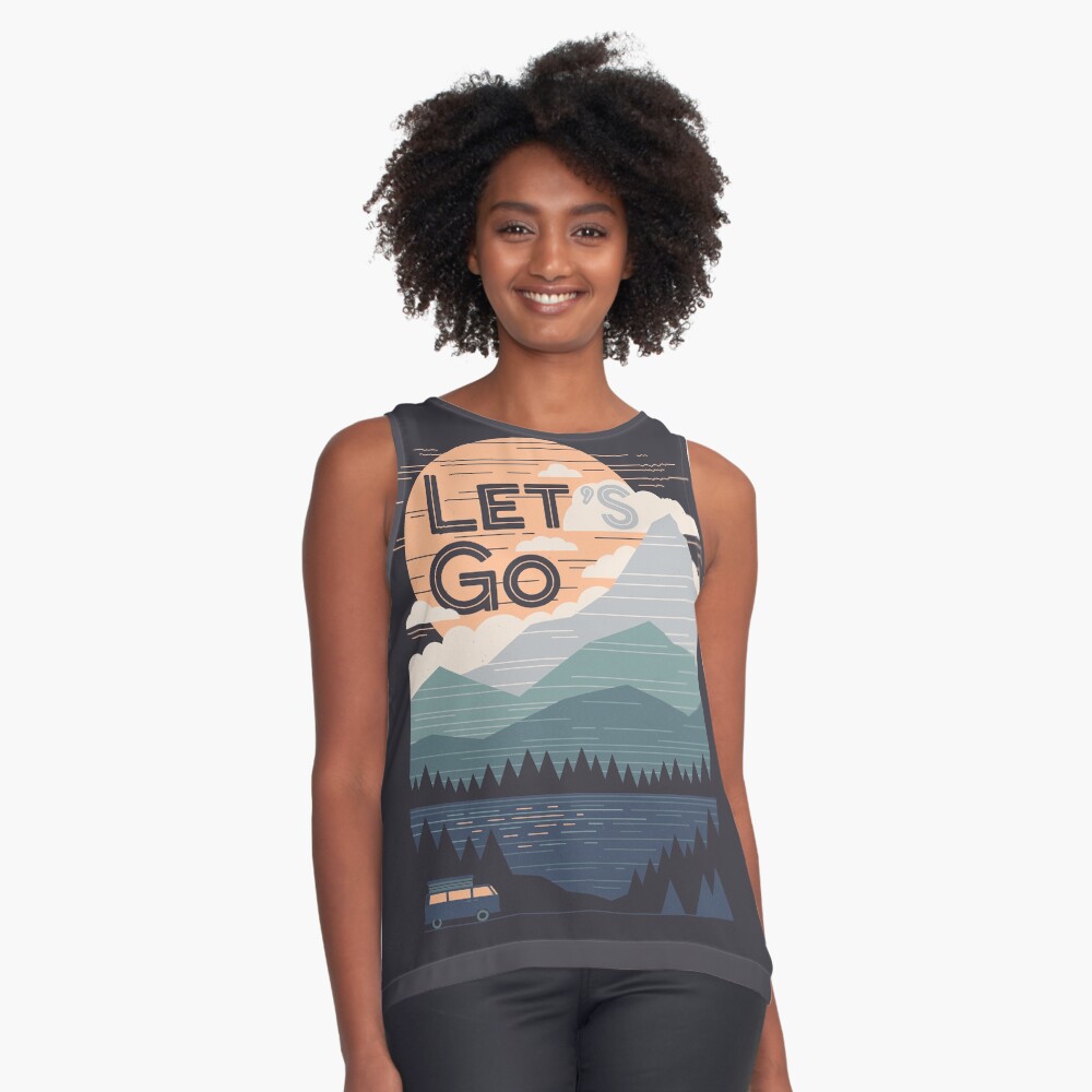 Item preview, Sleeveless Top designed and sold by thepapercrane.