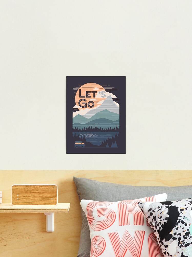 let & # 39; s go Photographic Print by Dahache's Design