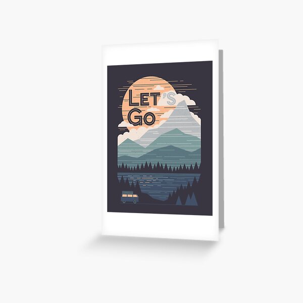 Let's Go Greeting Card