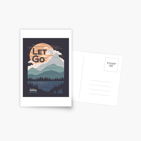 Let's Go Postcard