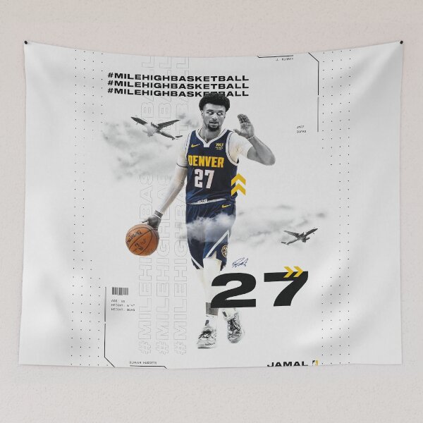 Item preview, Jamal Murray 27 " Blue Arrow " designed and sold by HazlettTLH.