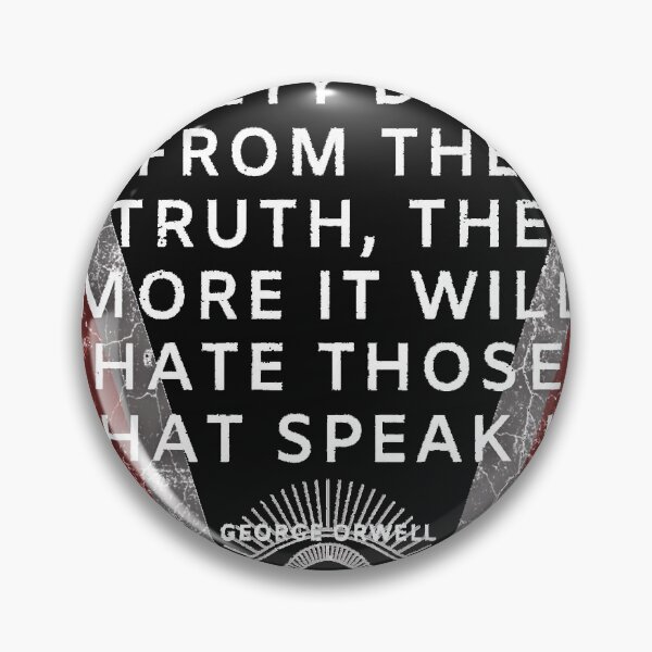 Item preview, George Orwell Newspeak freedom of thought quote designed and sold by Loyayes.