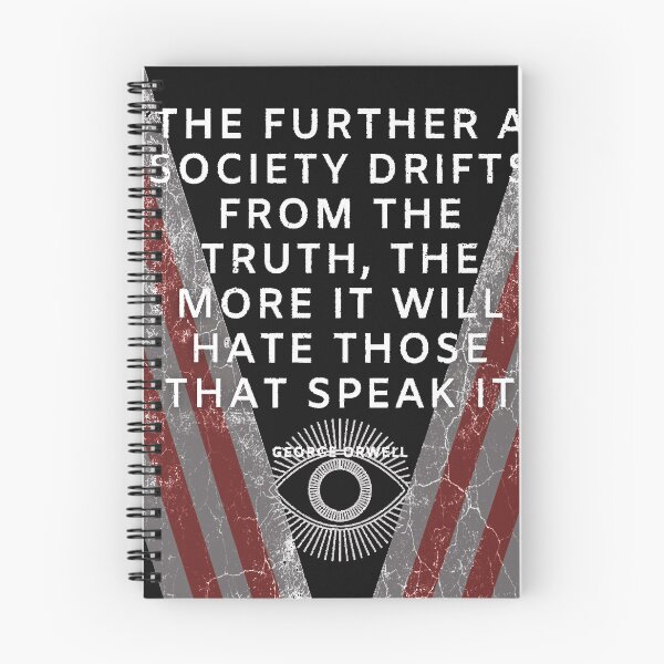 Item preview, George Orwell Newspeak freedom of thought quote designed and sold by Loyayes.