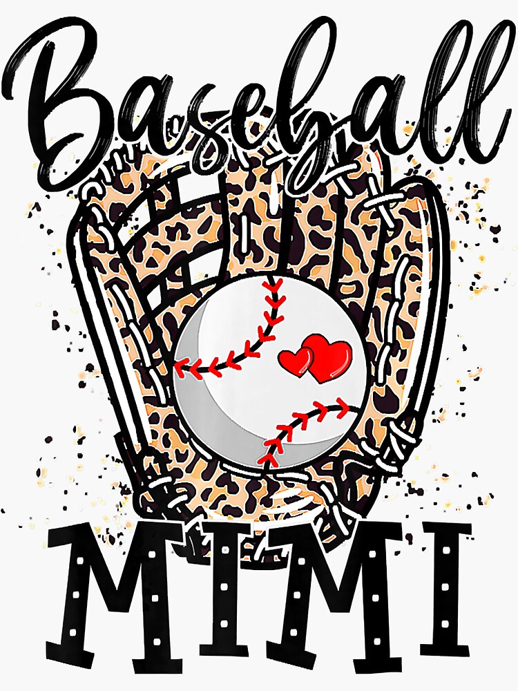 Baseball Mimi Mothers Day Baseball' Sticker