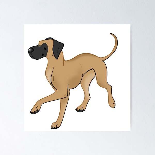 Item preview, Great Dane - Fawn (Natural) designed and sold by thehappydog.