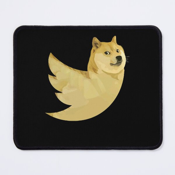 Item preview, Sarcastic Doge - twitt logo,  funny flaying dog  designed and sold by zakariandolfi.