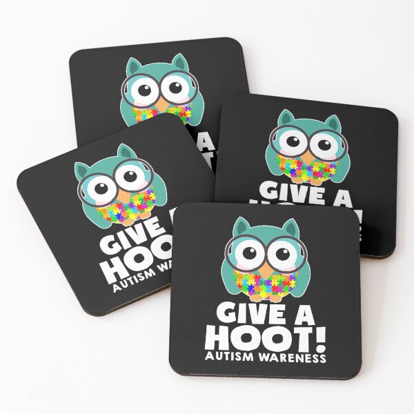 Item preview, Give A Hoot! Autism Awareness designed and sold by GoldenBuffalo79.