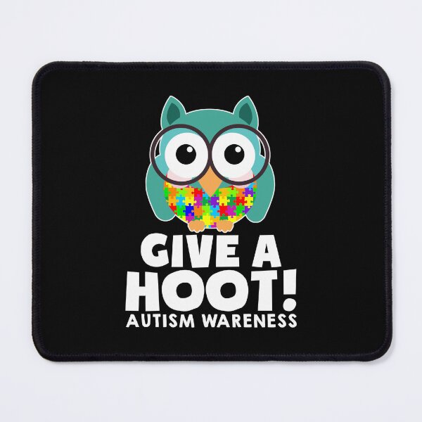 Item preview, Give A Hoot! Autism Awareness designed and sold by GoldenBuffalo79.
