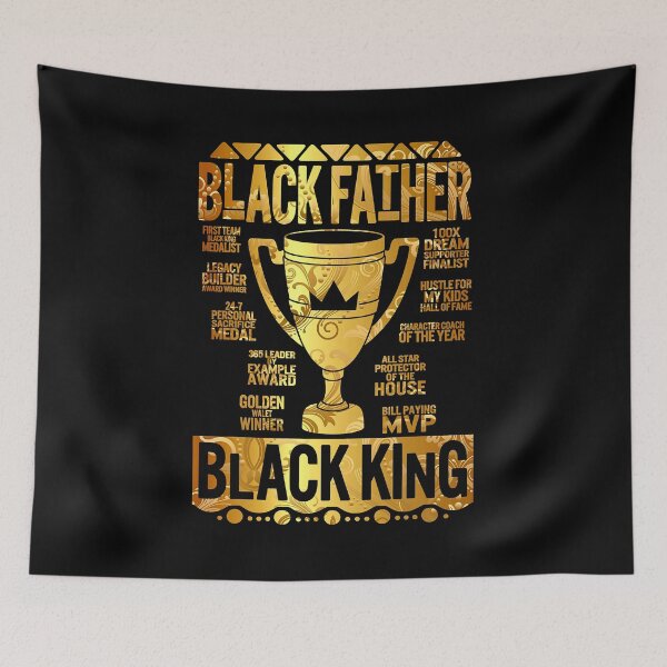 Item preview, Black Father King Fathers Day Dad Matter Husband Dope Leader designed and sold by BernardMurray.