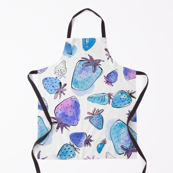 Item preview, Watercolor blue strawberries designed and sold by Lucie Birou.
