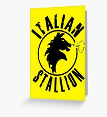 Rocky - Italian Stallion Greeting Card