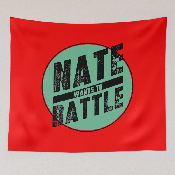 Item preview, Nate Wants To Battle Circle designed and sold by CassandraJoBo.