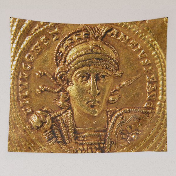 Item preview, Gold Solidus of Constantine II Byzantine designed and sold by Vintage Designs +.