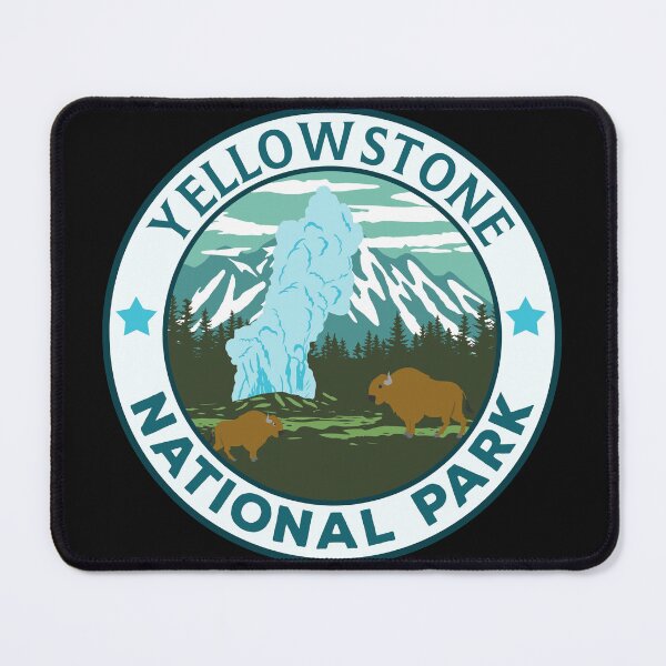 Aperçu de l'œuvre le parc national de Yellowstone créée et vendue par Road-tees.