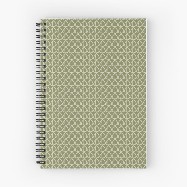Item preview, Olive Green Retro Geometric Pattern designed and sold by shadowbright.