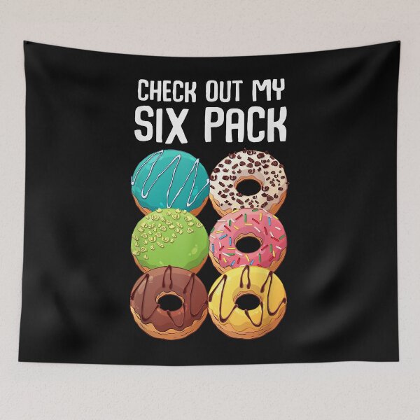 Item preview, Check Out My Six Pack Donut T-Shirt - Funny Gym  designed and sold by RobertGeisler.