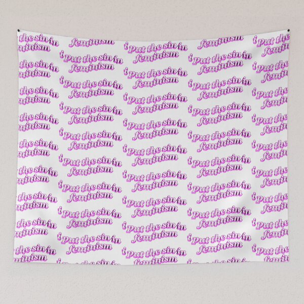 Item preview, I put the sin in feminism designed and sold by Ravanna Lotus.