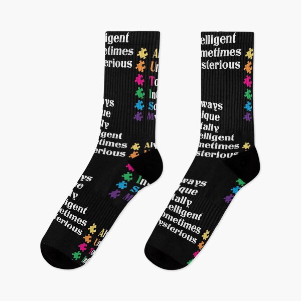 Item preview, Autism Is Always Unique Totally Intelligent Sometimes Mysterious designed and sold by GoldenBuffalo79.