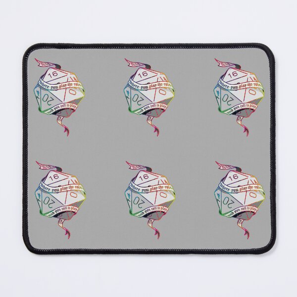 Item preview, D&D - Where You Play the Role, and You Roll to Play - Pride Edition Filled designed and sold by SSR-art.