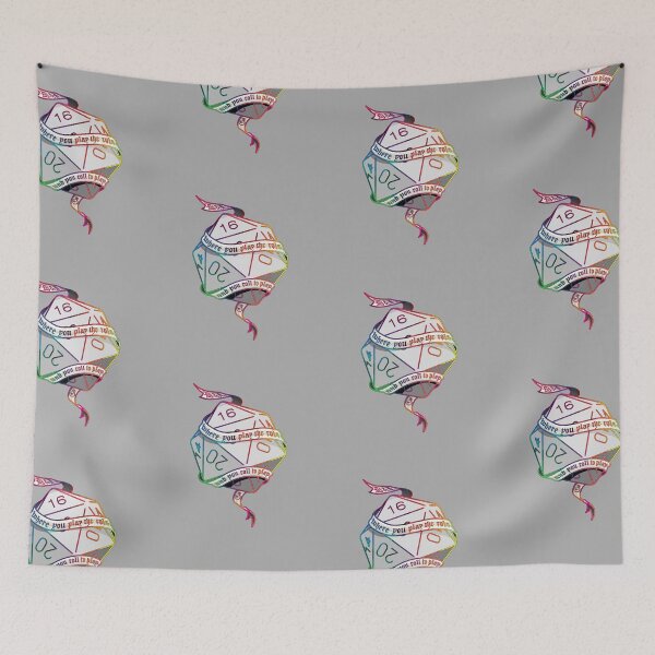 Item preview, D&D - Where You Play the Role, and You Roll to Play - Pride Edition Filled designed and sold by SSR-art.