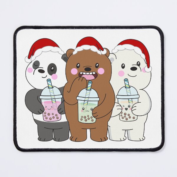 Item preview, We Bare Bears Xmas Bubbletea designed and sold by plushism.