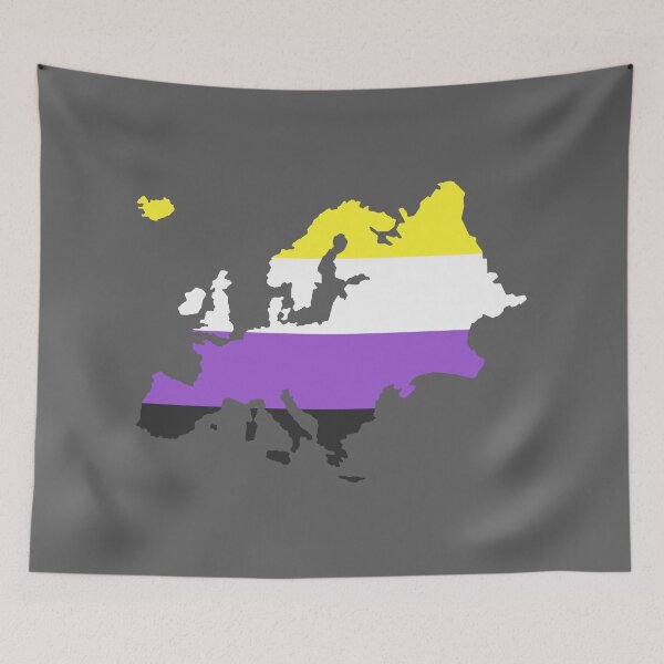 Item preview, Non Binary Europe designed and sold by FallenFeline.