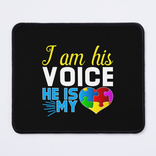 Item preview, I Am His Voice - He Is My Heart designed and sold by GoldenBuffalo79.