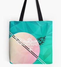 Inverted Geometric Phoenix Tote Bag