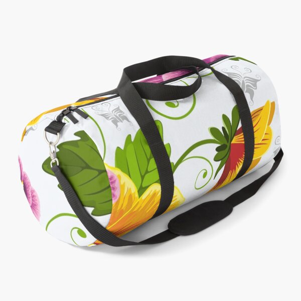 Artikelvorschau, Lila und Gold Summer Viola Floral Seamless Pattern entworfen und verkauft von TeeBeesDesign.