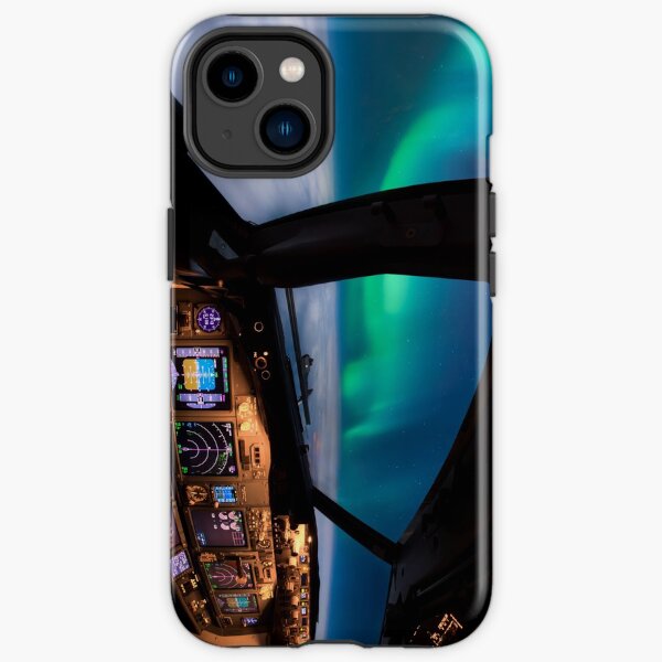 Fliegen unter der Aurora Borealis iPhone Robuste Hülle