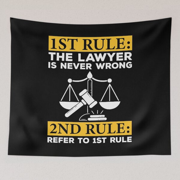 Item preview, 1st Rule The Lawyer Is Never Wrong Shirt, Lawyer Rules Shirt, Funny Lawyer Shirt, Law Student Shirt, Law School Shirt, Law Graduation Shirt designed and sold by aymob.