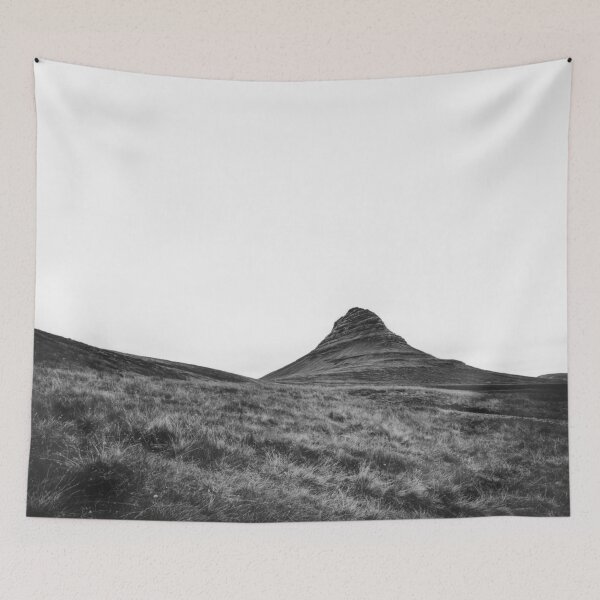 Item preview, Kirkjufell in Black and White designed and sold by Leah Biernacki.