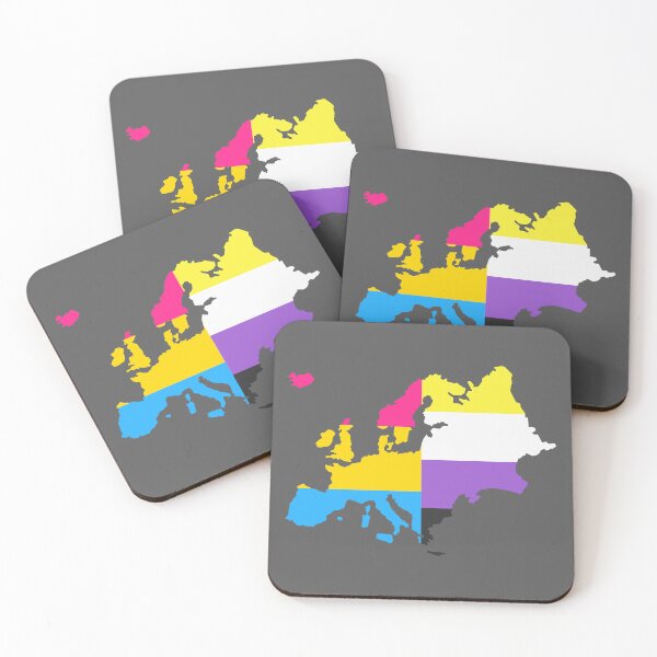 Item preview, Pan and Nonbinary Europe designed and sold by FallenFeline.