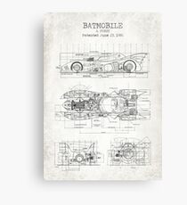 Batmobile Canvas Print