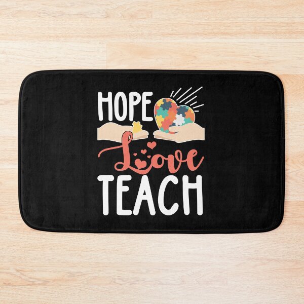 Item preview, Hope - Love - Teach! Autism Awareness designed and sold by GoldenBuffalo79.